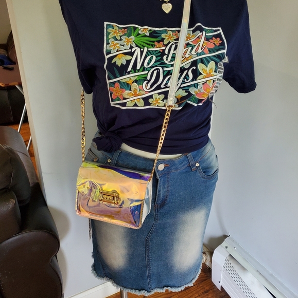 BRAND NEW translucent chain link crossbody bag - Picture 2 of 8